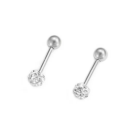 DODOGOGO Титановые стальные серьги-гвоздики унисекс