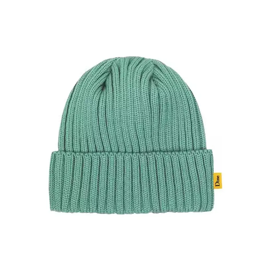Dime MTL Мериносовая шерсть Акрил Шапки-бини Унисекс Павлиний зеленый