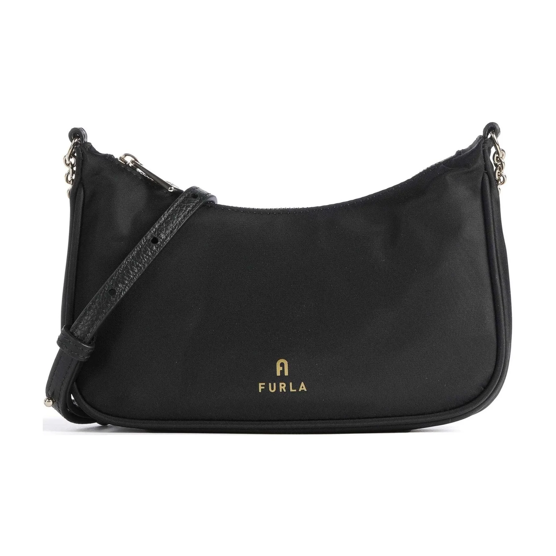 Furla Нейлоновая Сумка через плечо Маленькая Женская Черная