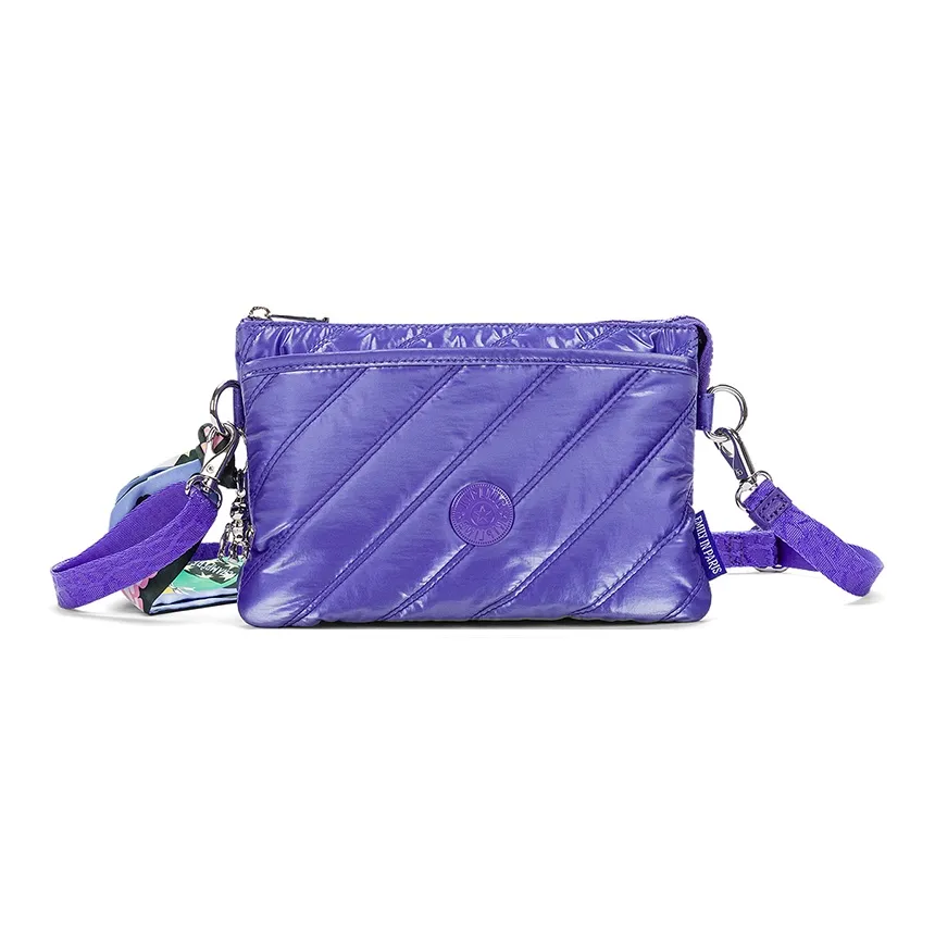 Kipling Polyamide Crossbody Bag Women's Bright Pink Purple