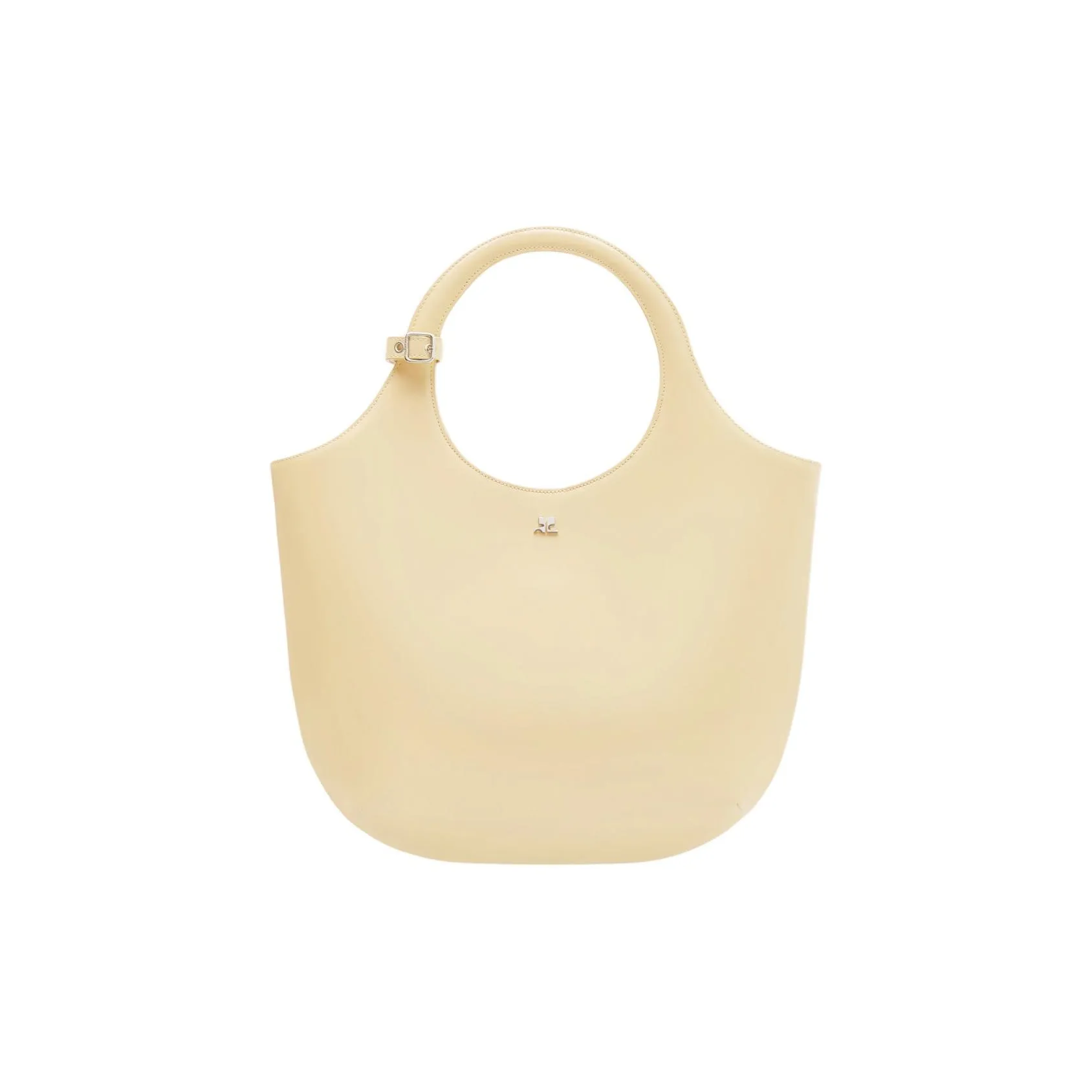 COURREGES Medium Holy Iced Leather Bag