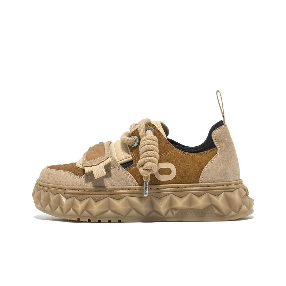 OETZI New Iceberg Series Casual Shoes Unisex Low top Brown Khaki