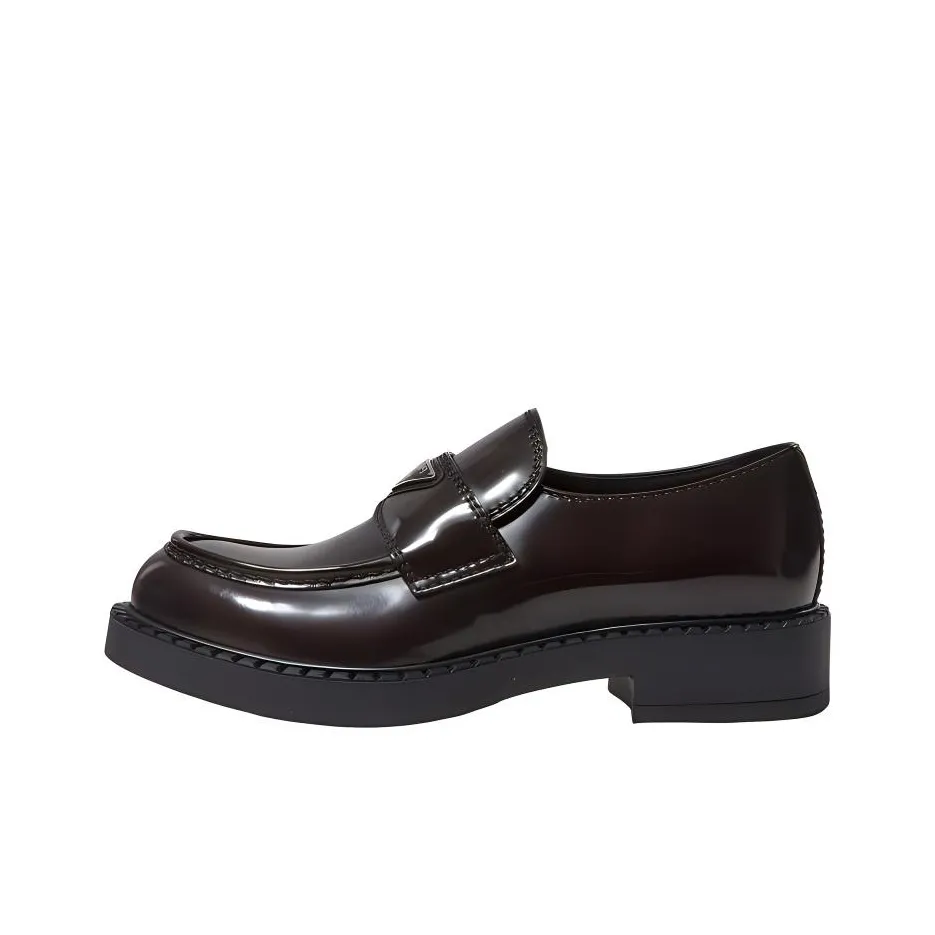 PRADA Loafers Men's Low Top Brown