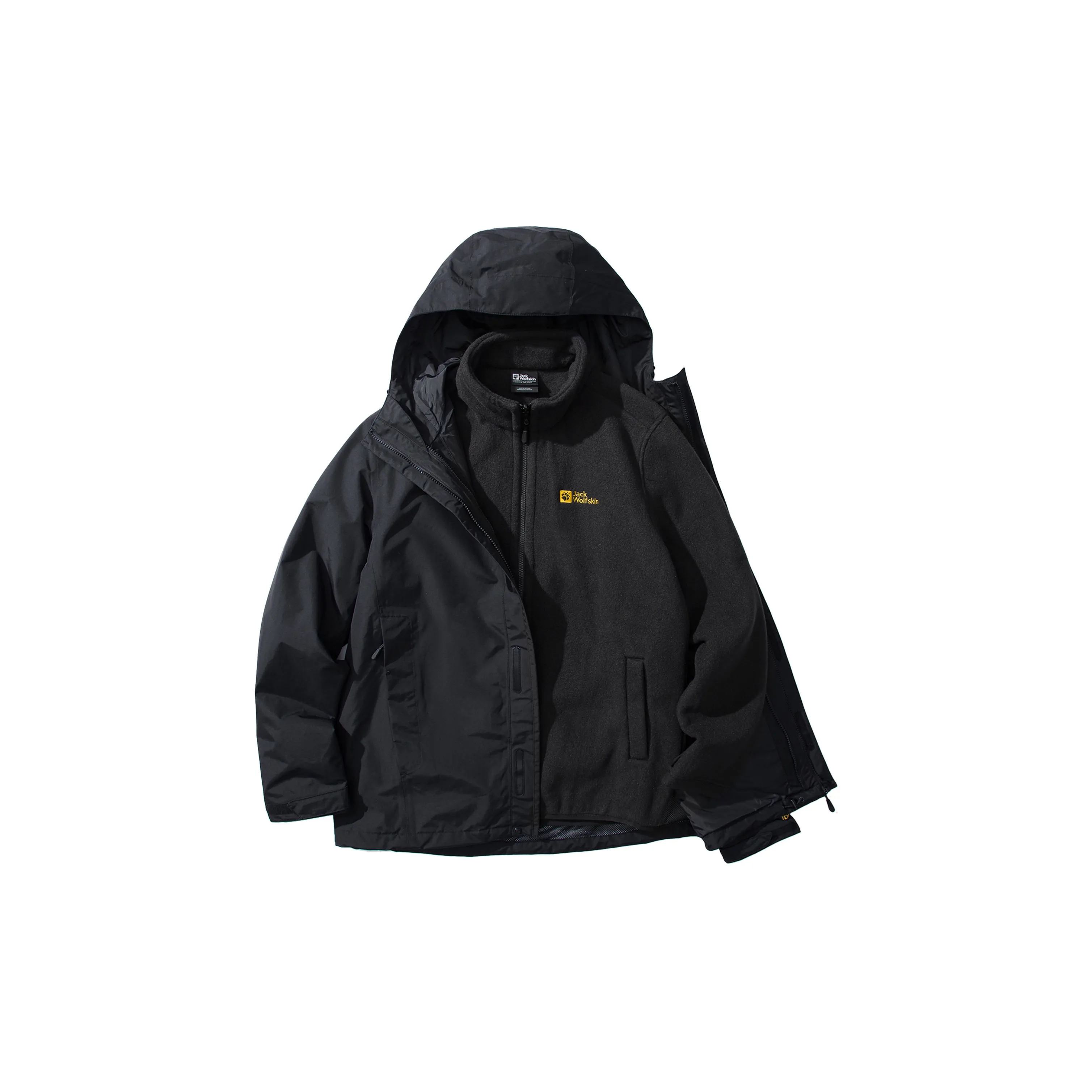 Jack Wolfskin Outdoor Hiking Water Resistant Windproof Warm And Rainproof Windbreaker Jacket Unisex