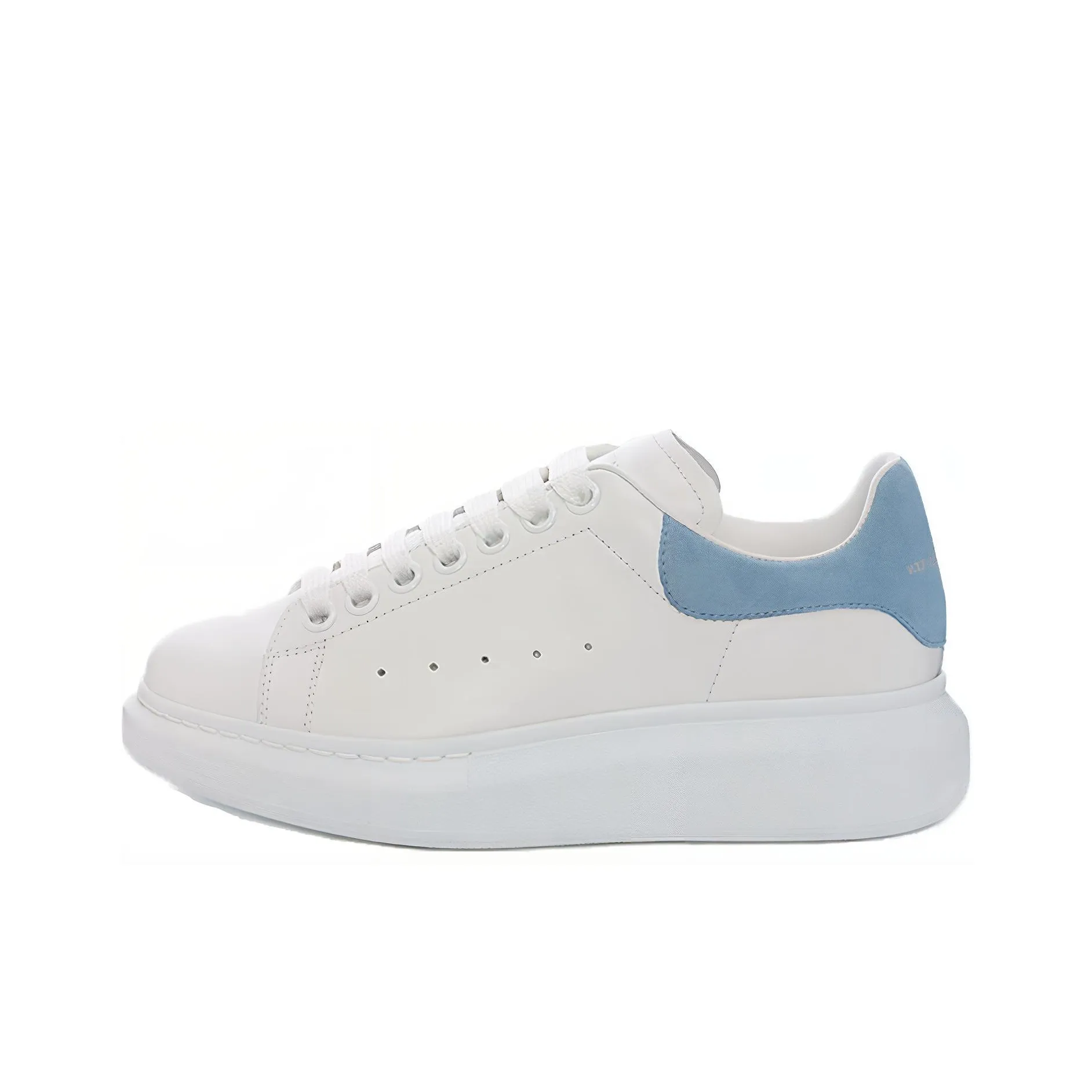Alexander McQueen Oversized Sneaker 'White Dream Blue Suede' Women's