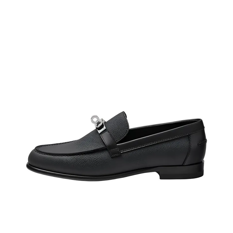 HERMES Destin Casual Single Shoes Women
s Black