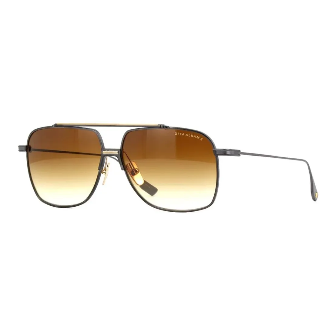 DITA Metal Aviator Sunglasses Unisex Black