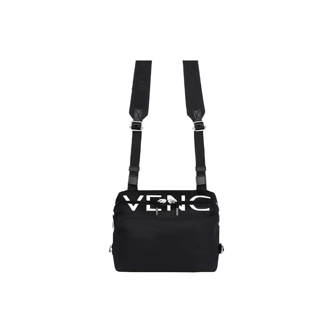 Givenchy Pandora Polyamide Handbag, Shoulder Bag, Crossbody Bag Trumpets Men's Black & White