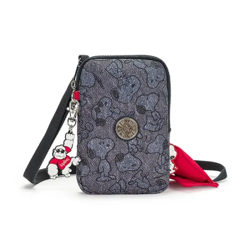 Kipling Мешочки для телефонов Деним Снупи Принт Унисекс