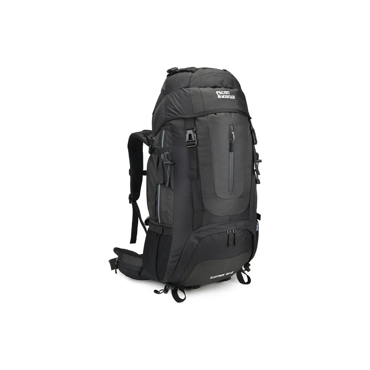 ALPINT MOUNTAIN 65L Рюкзак Полиамид Черный Озёрный Синий Унисекс