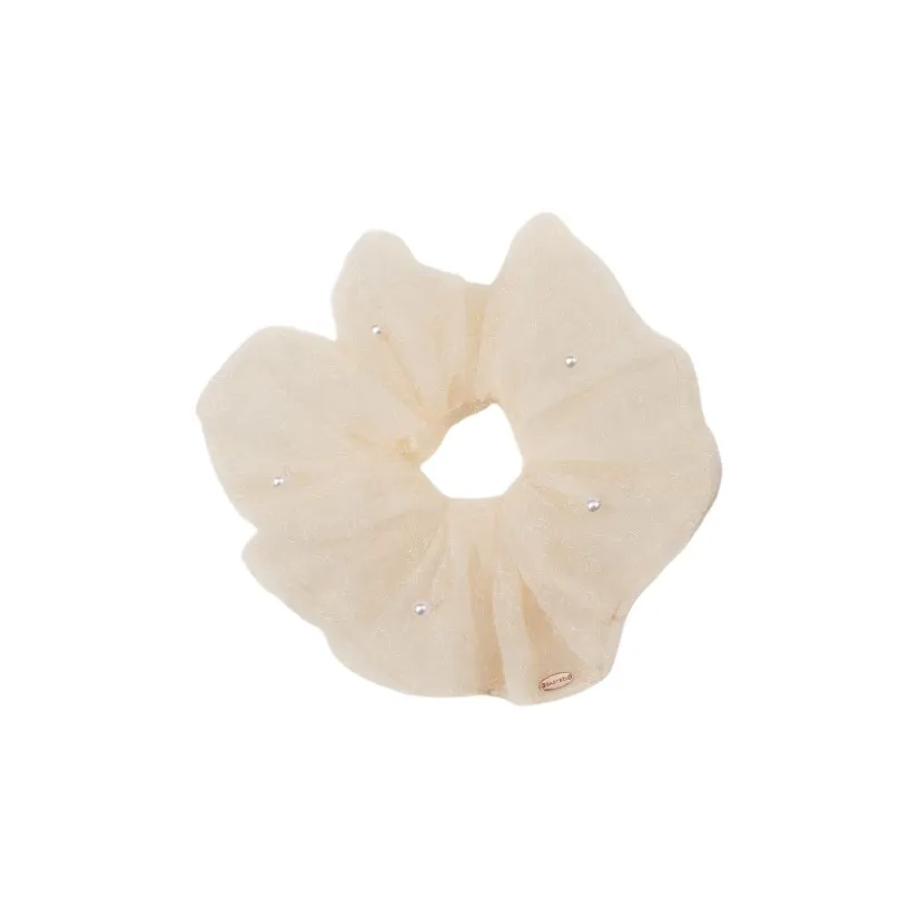 BABYBEI Metallic Yarn Hair Tie-Ethereal Sweet Style Versatile-Gentle Black Beige Hair Accessories Women's