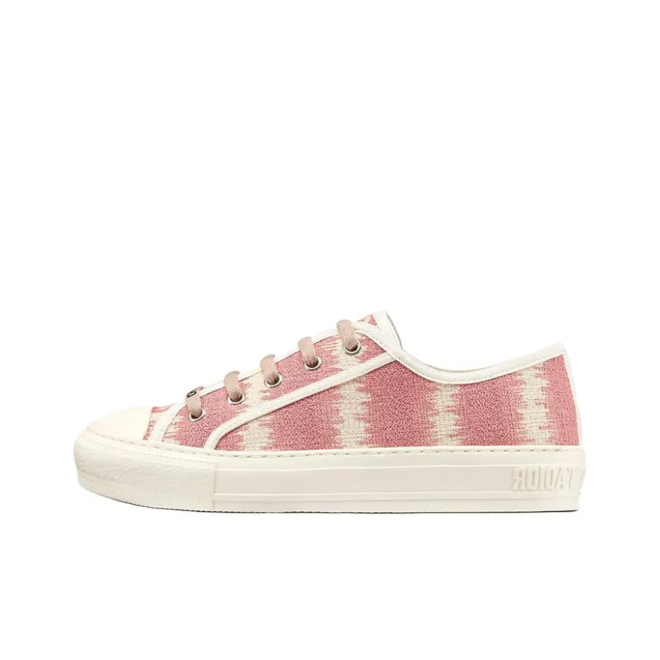 DIOR Walk'n'Dior Platform Shoes Low-Top Stylish Skateboarding Shoes Women's Pink