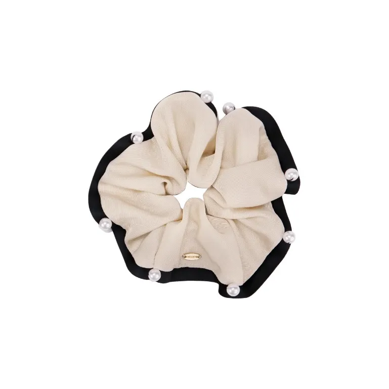 BABYBEI Гипсофила Аксессуар для волос Ободок Ручная работа Луна Марля Бежево-черный Аксессуары для волос Женские