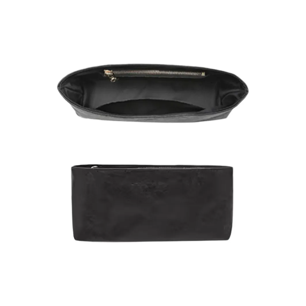 Ingenuity Handmade DuPont Paper Water-Resistant Liner Storage Bag With Accessories And Strap Women's Black/Dark Blue