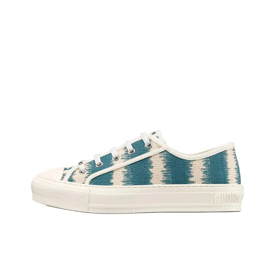 DIOR Walk'n'Dior Low Top Stylish Skateboarding Shoes Women's Deep Sea Blue