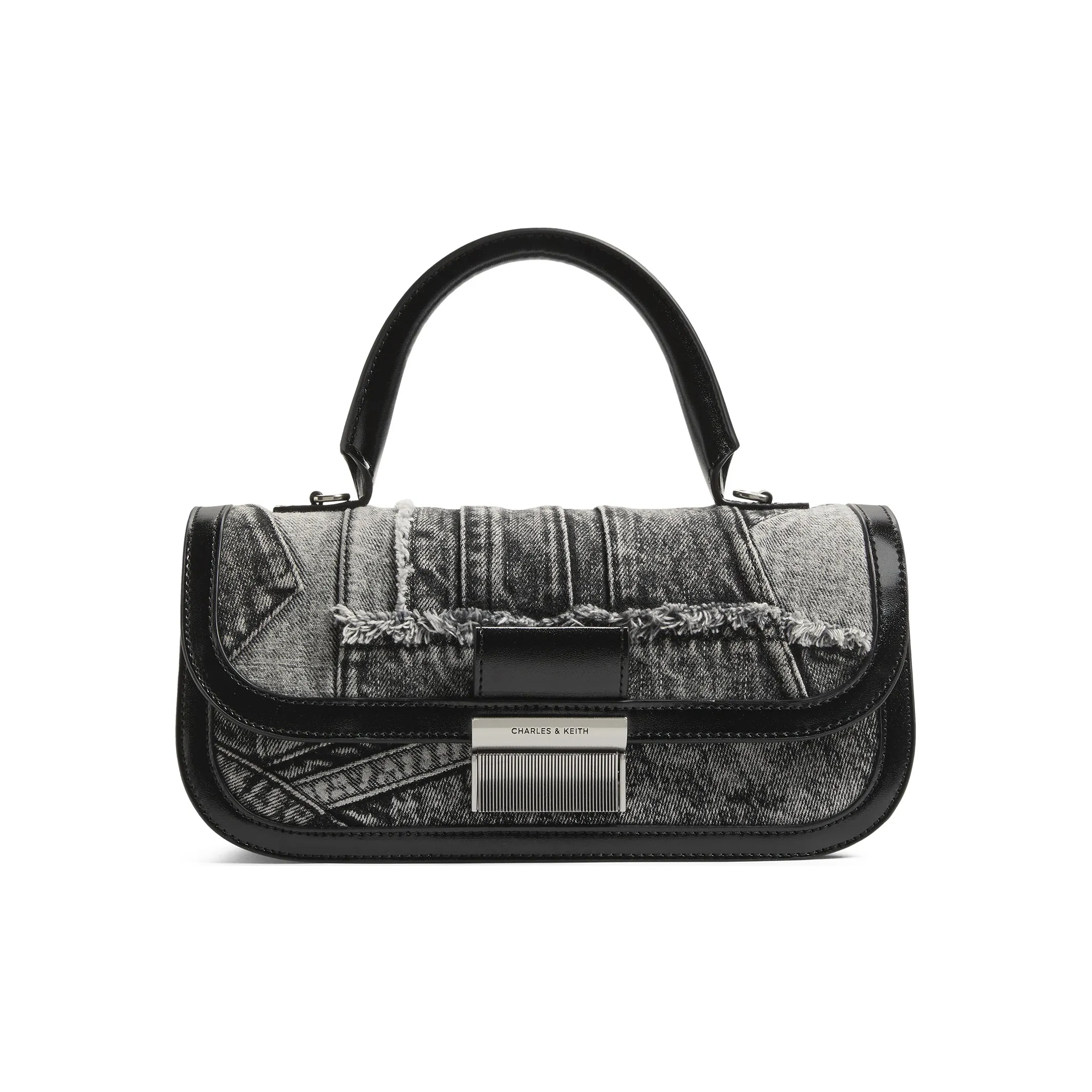 CHARLES KEITH Сумка через плечо из ткани стандартная женская черная