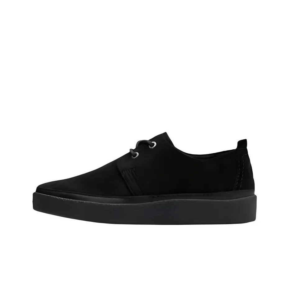 Clarks Cushioning Low-Top Skateboard Shoes Men's Black