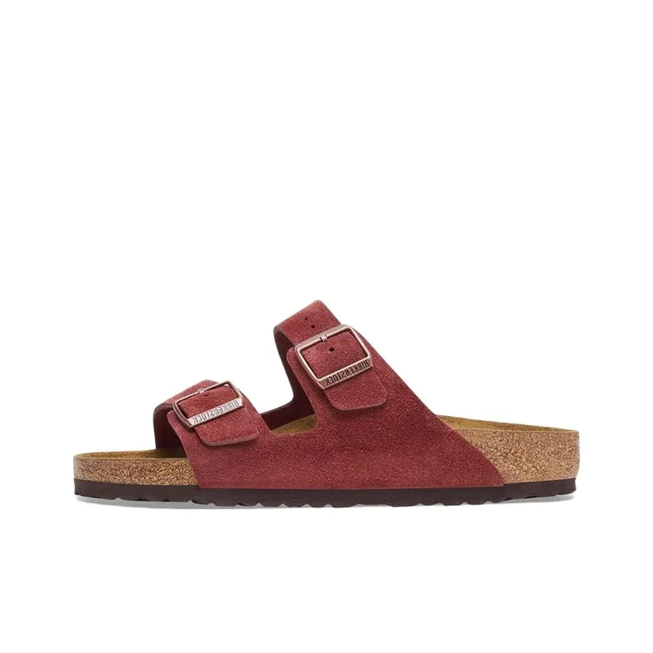 Birkenstock Arizona Слипоны Женские Red Narrow Fit
