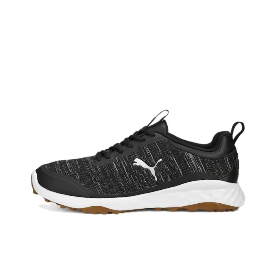 PUMA Slip Resistant Support Rebound Low Top Golf Shoes Men's Black