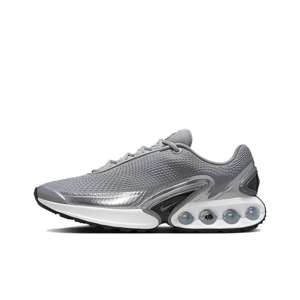 Nike Air Max Dn Устойчивый к истиранию Низкий Топ Casual Женский Серебряный