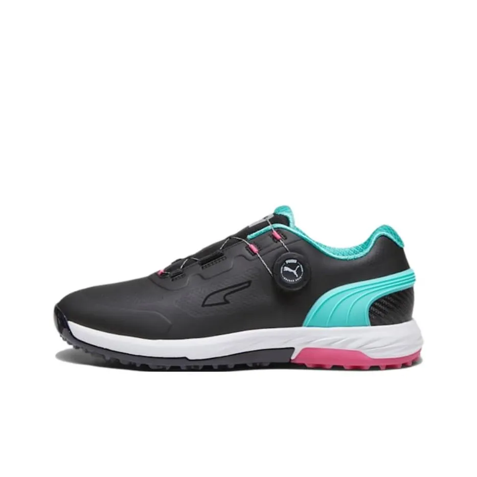 PUMA Alphacat Nitro Low Top Golf Shoes Men's Black Green