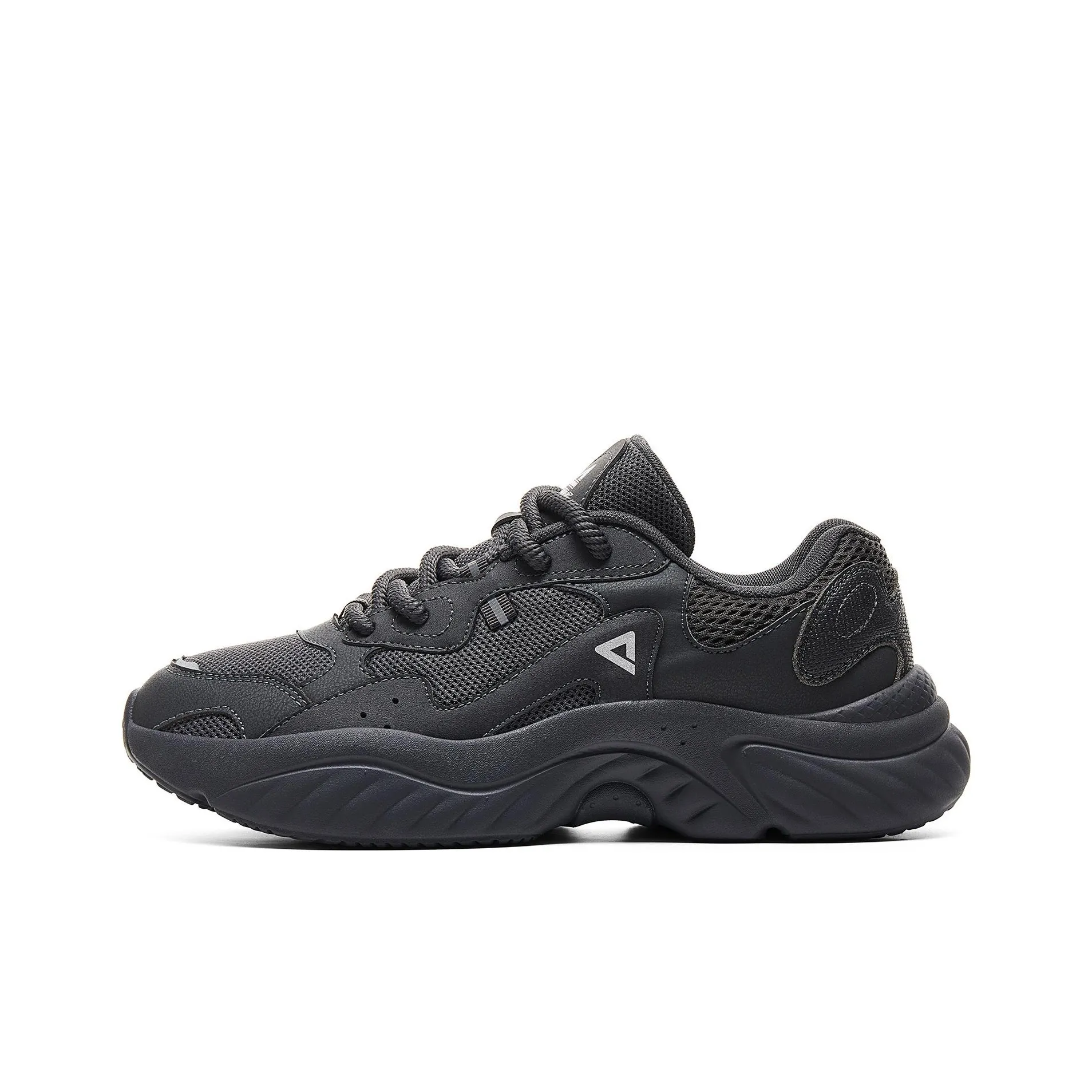 PEAK Little Fatty Shoes 2.0 Anti Slip And Wear Resistant Breathable Low Top Chunky Sneakers Men's Dark Gray