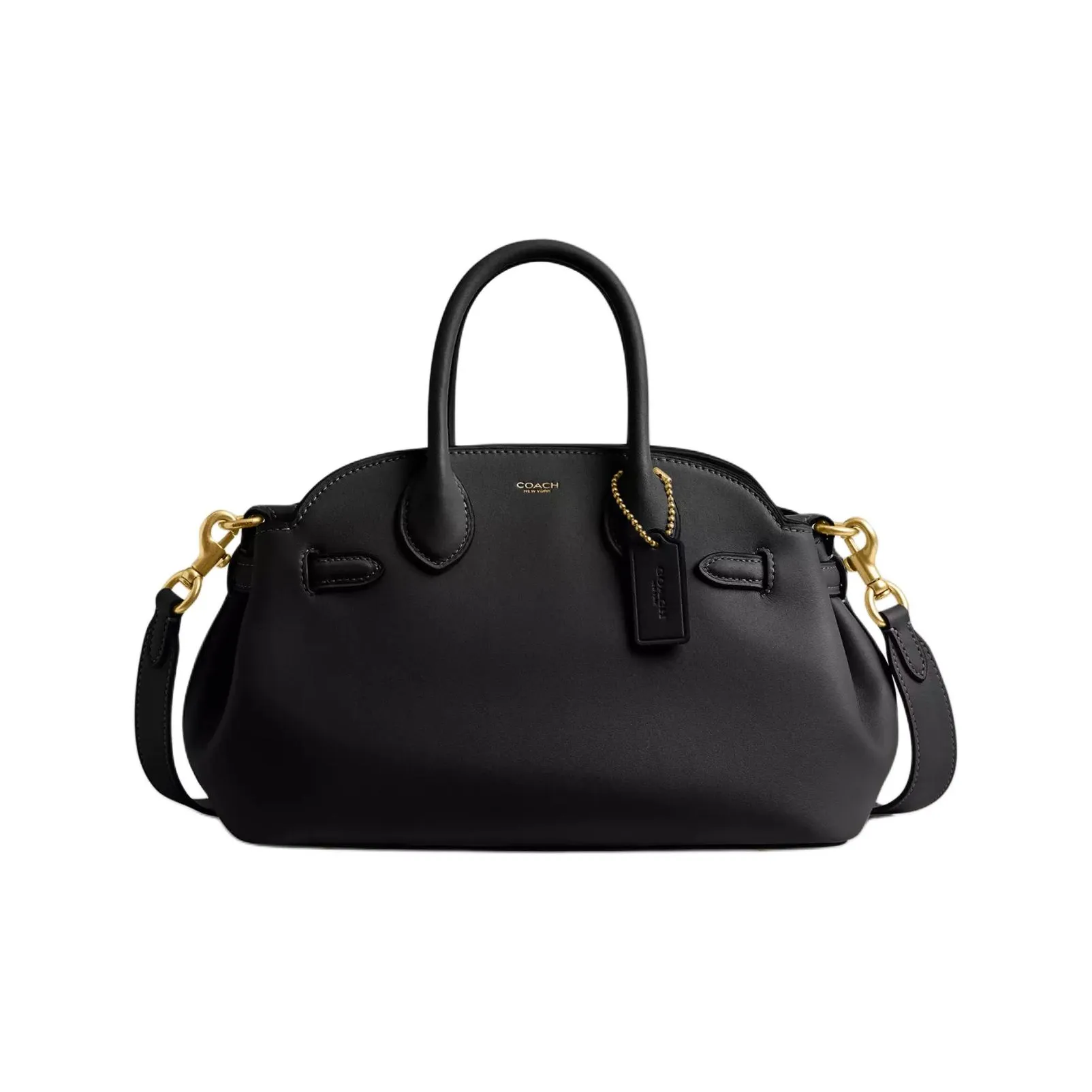 COACH Empire Carryall Leather Crossbody One Shoulder Handbag Women's Jump