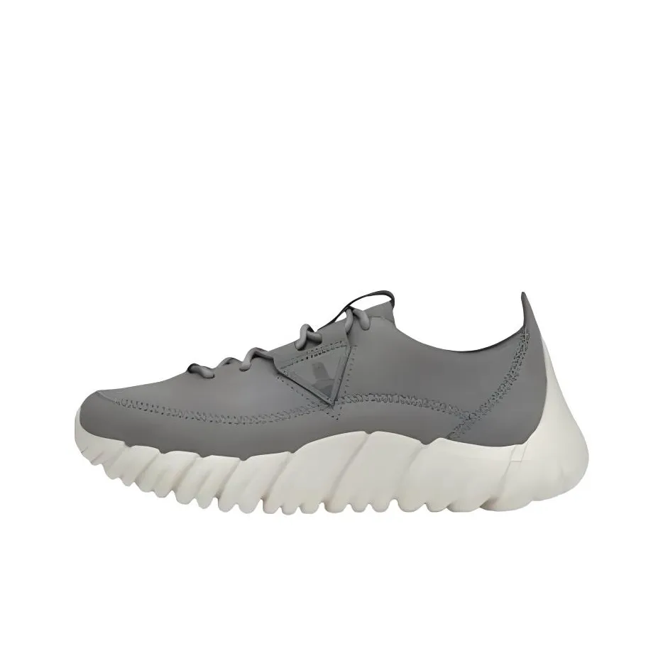 Clarks Амортизация Низкий Топ Casual Мужской Серый