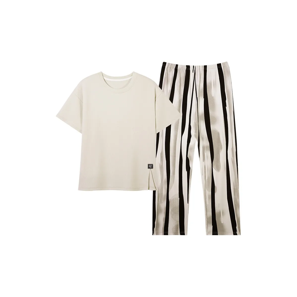 MIIOW Cool One Summer Series Пижамный комплект Женский Светло-серый