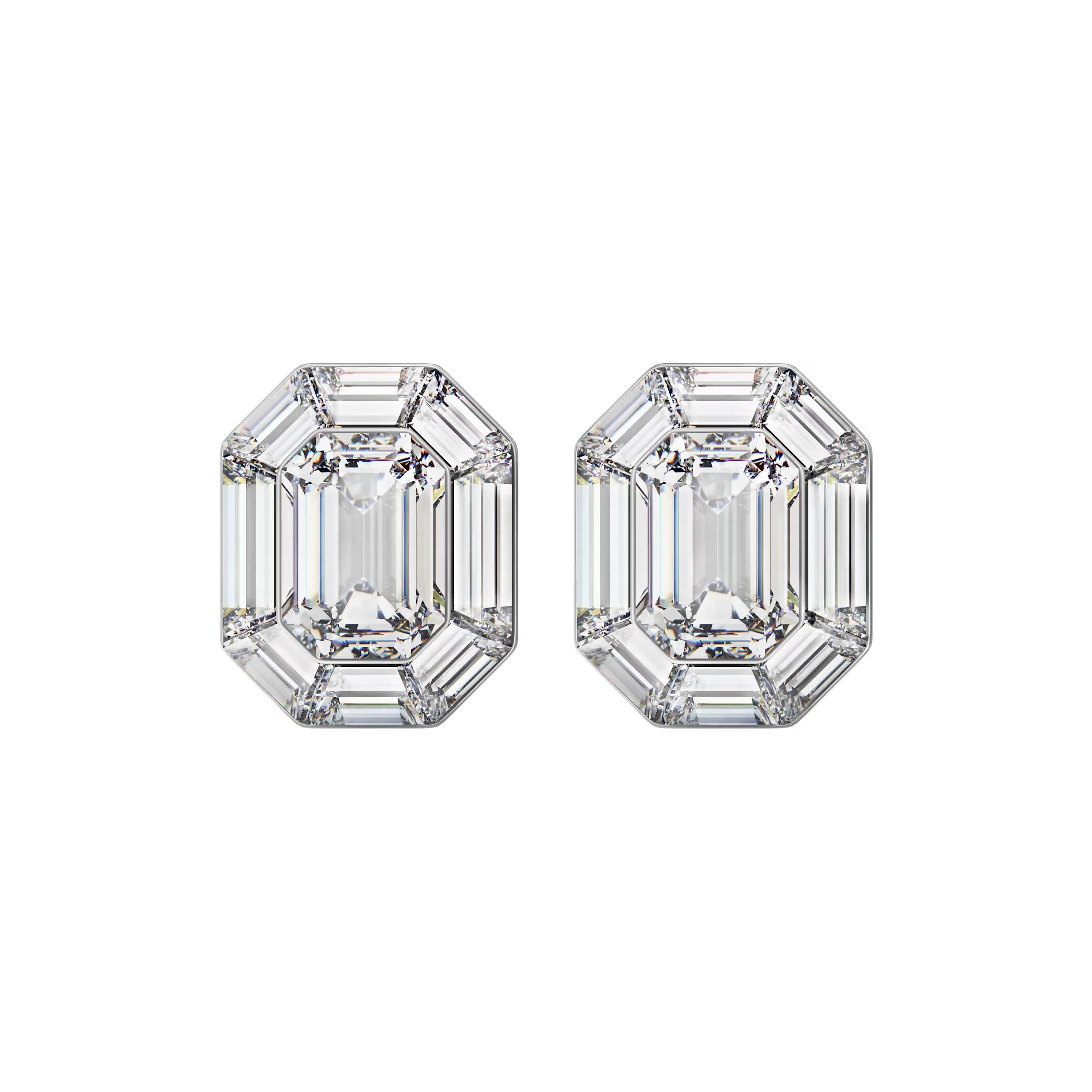 Swarovski Lucent Clip on Earrings