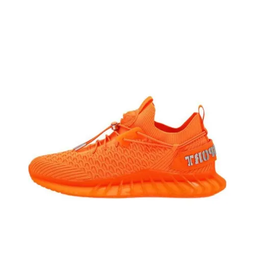 PLEIN SPORT Повседневная обувь Низкий топ Неоновый оранжевый Унисекс