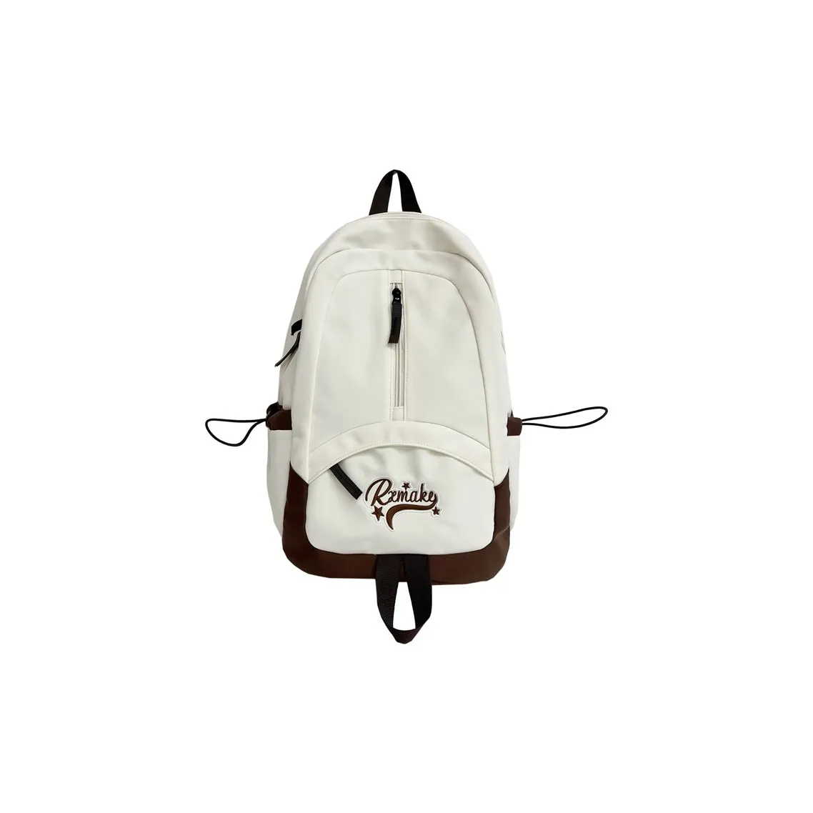 Путешествие Композитная ткань Рюкзак Женские Экрю Бежевый Розовый Синий