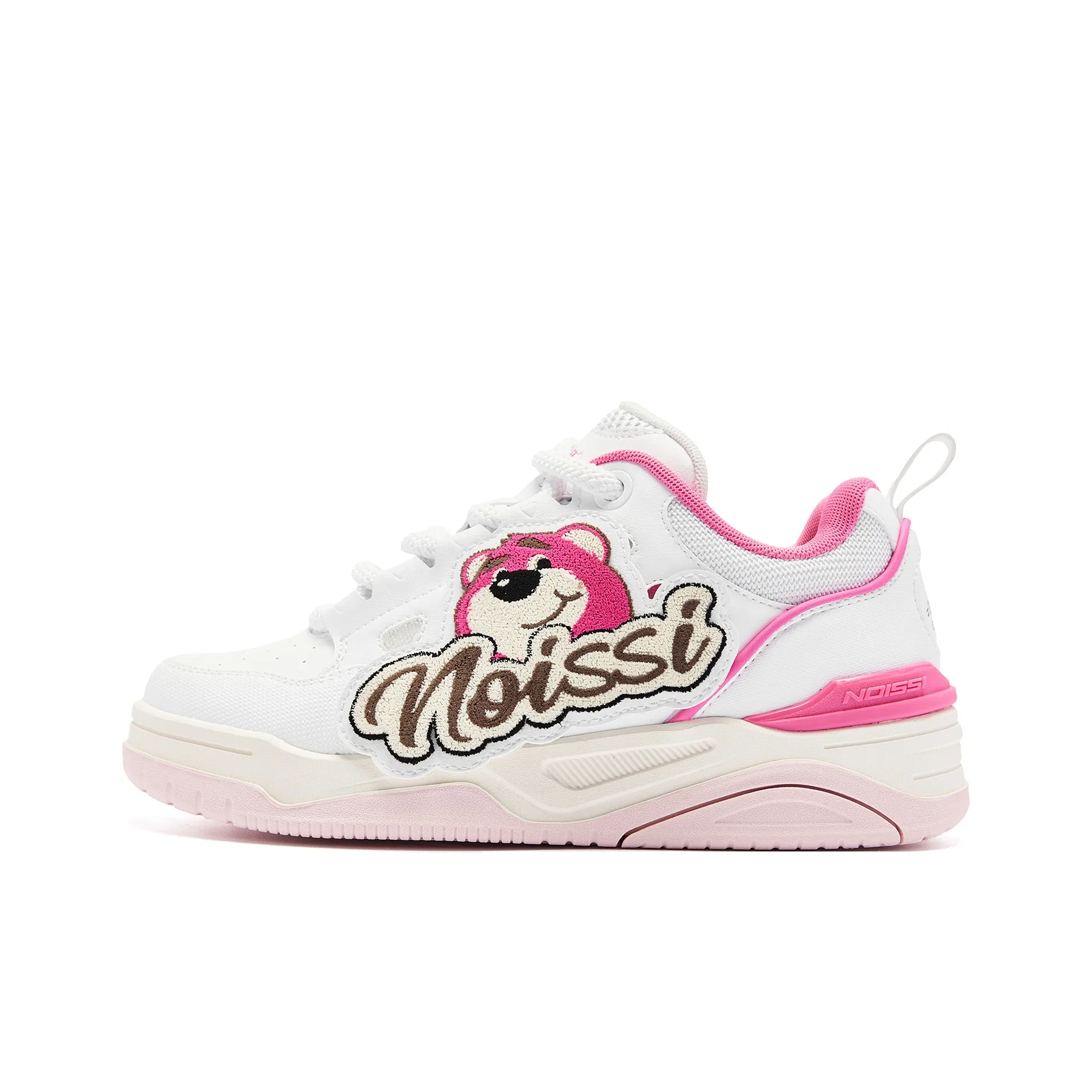 QIAODAN Qicheng V2 Скейтборд Кроссовки Низкие Jordan Белый Fire Pink Женские