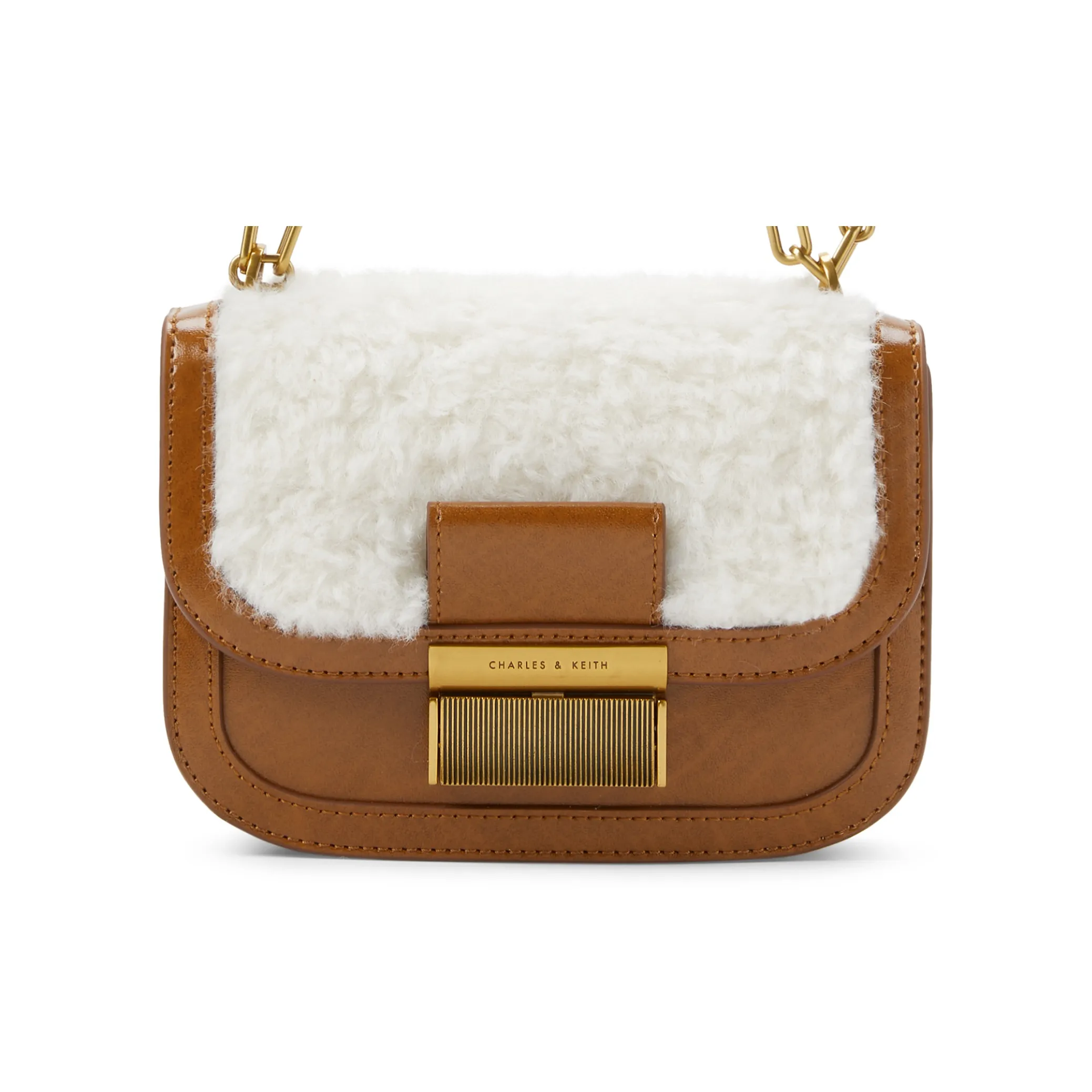 CHARLES KEITH Плюшевый Подмышечный Сумка тофу Сумка на плечо Маленький Женский MULTI Композитный цвет