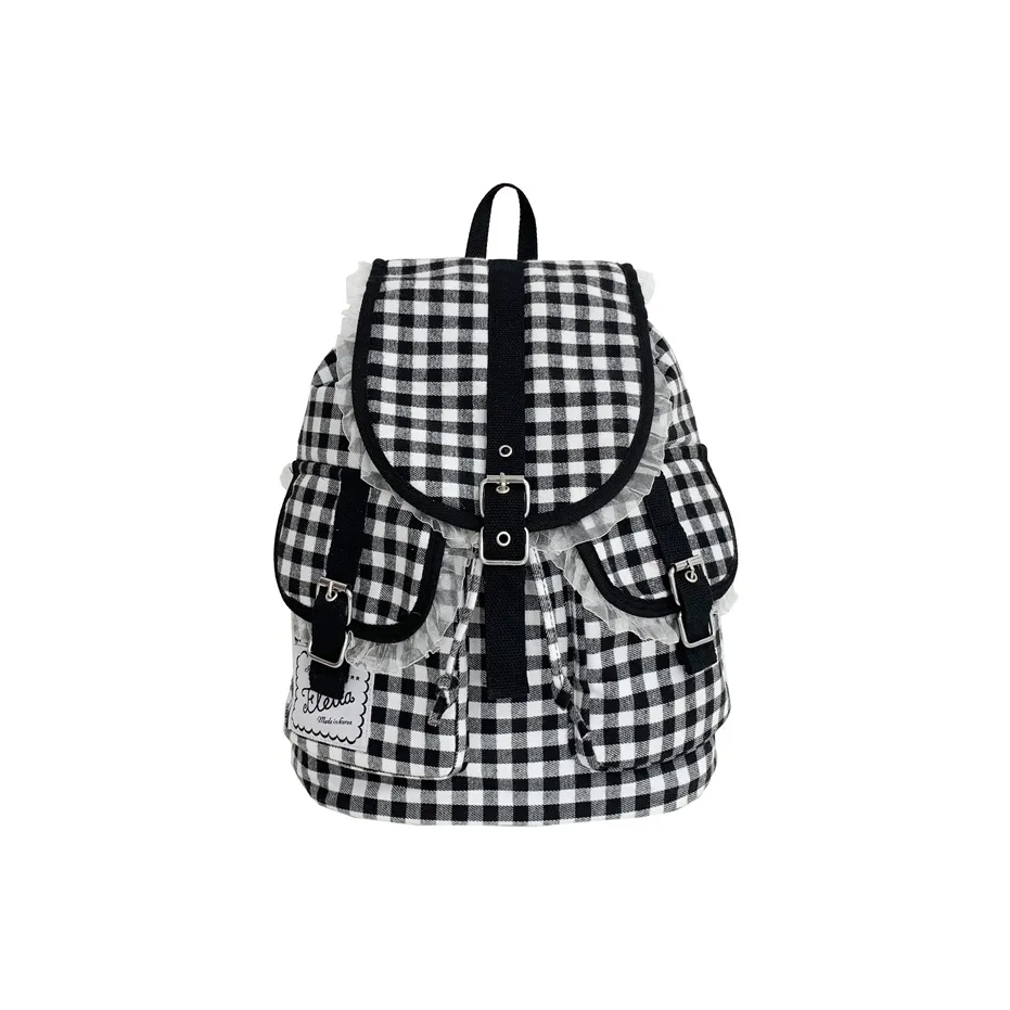 Debecca Composite Cloth Backpack Regular Women's Black