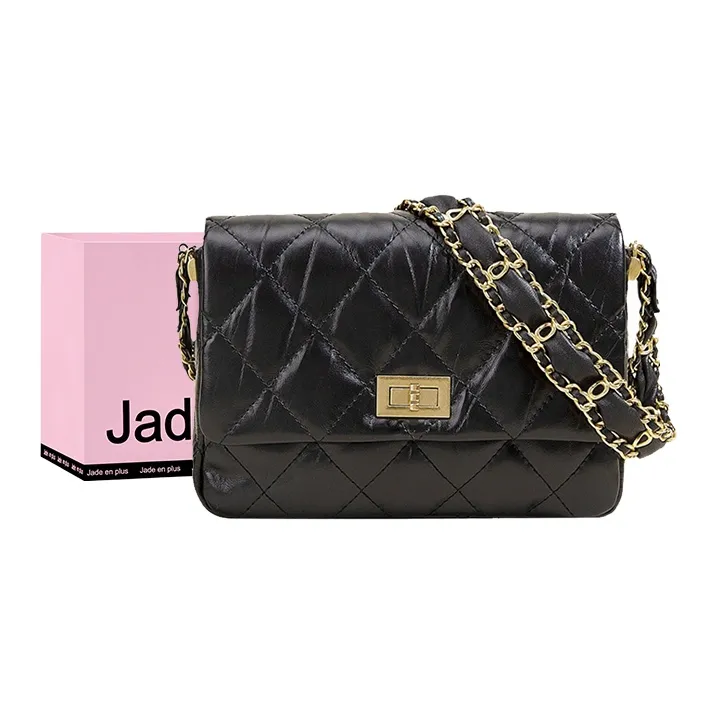 Jade En Plus PU One Shoulder Crossbody Small Bag Regular Women's Black
