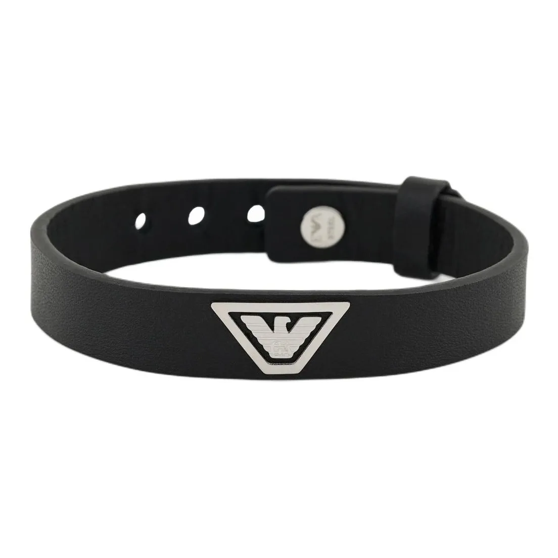 EMPORIO ARMANI Стальной Наручные повязки Мужской Черный