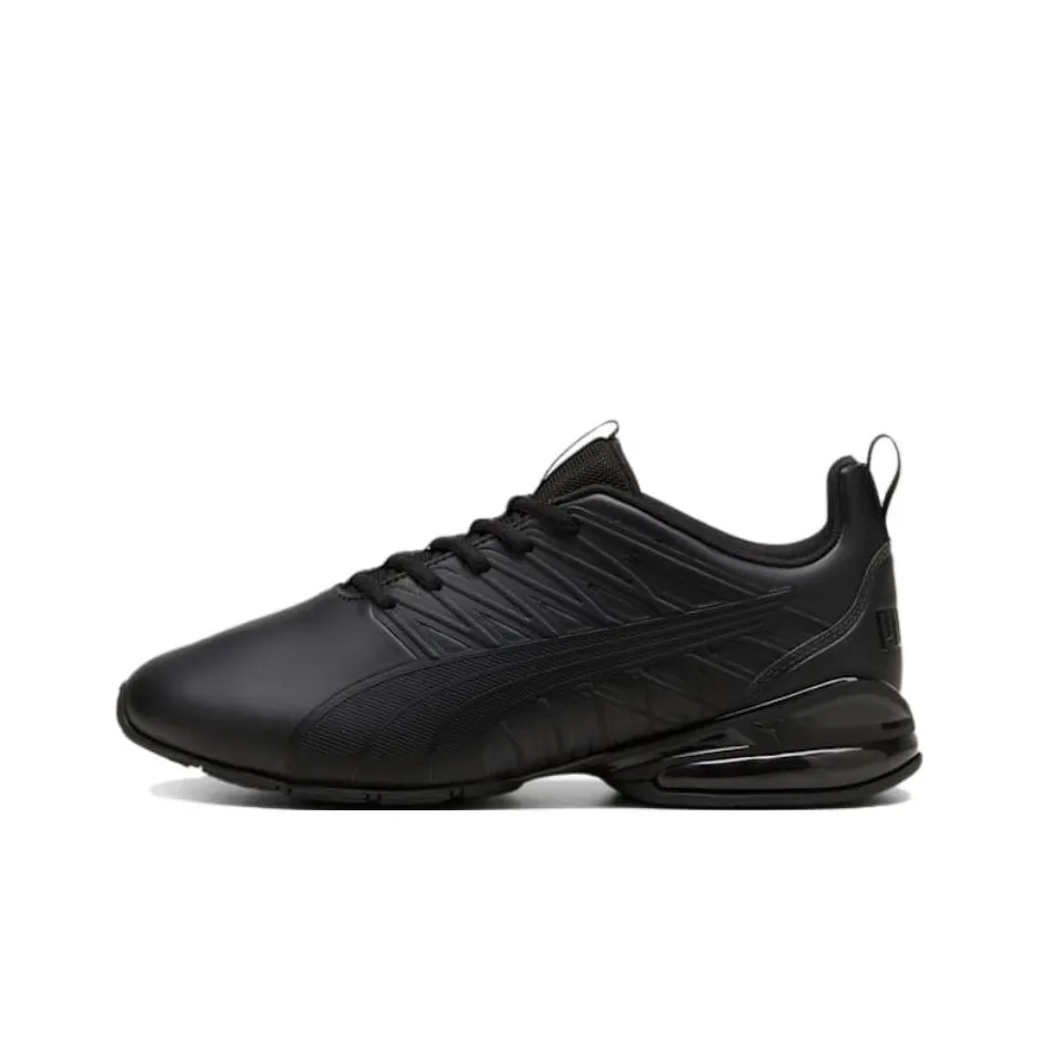 PUMA Voltaic Evo Slip Resistant Abrasion Resistant Low top Casual Running Shoes Men's Black