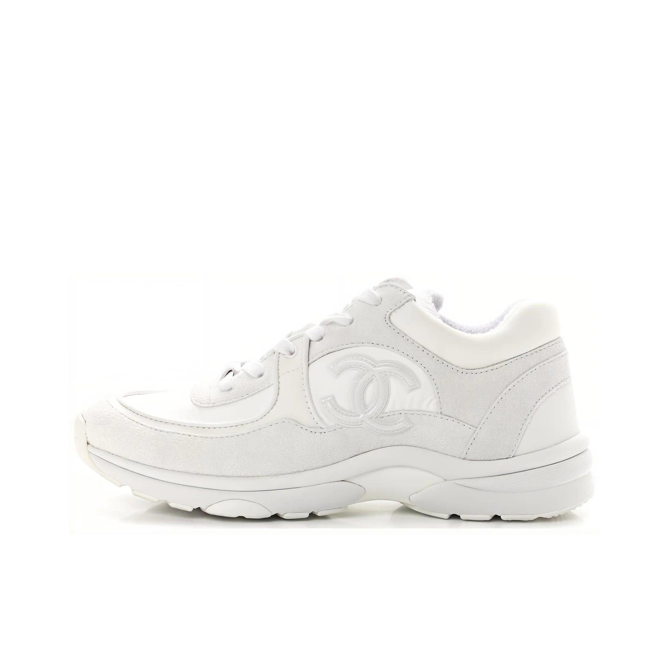 CHANEL Women's Cc Logo Sneaker 'White' Women's