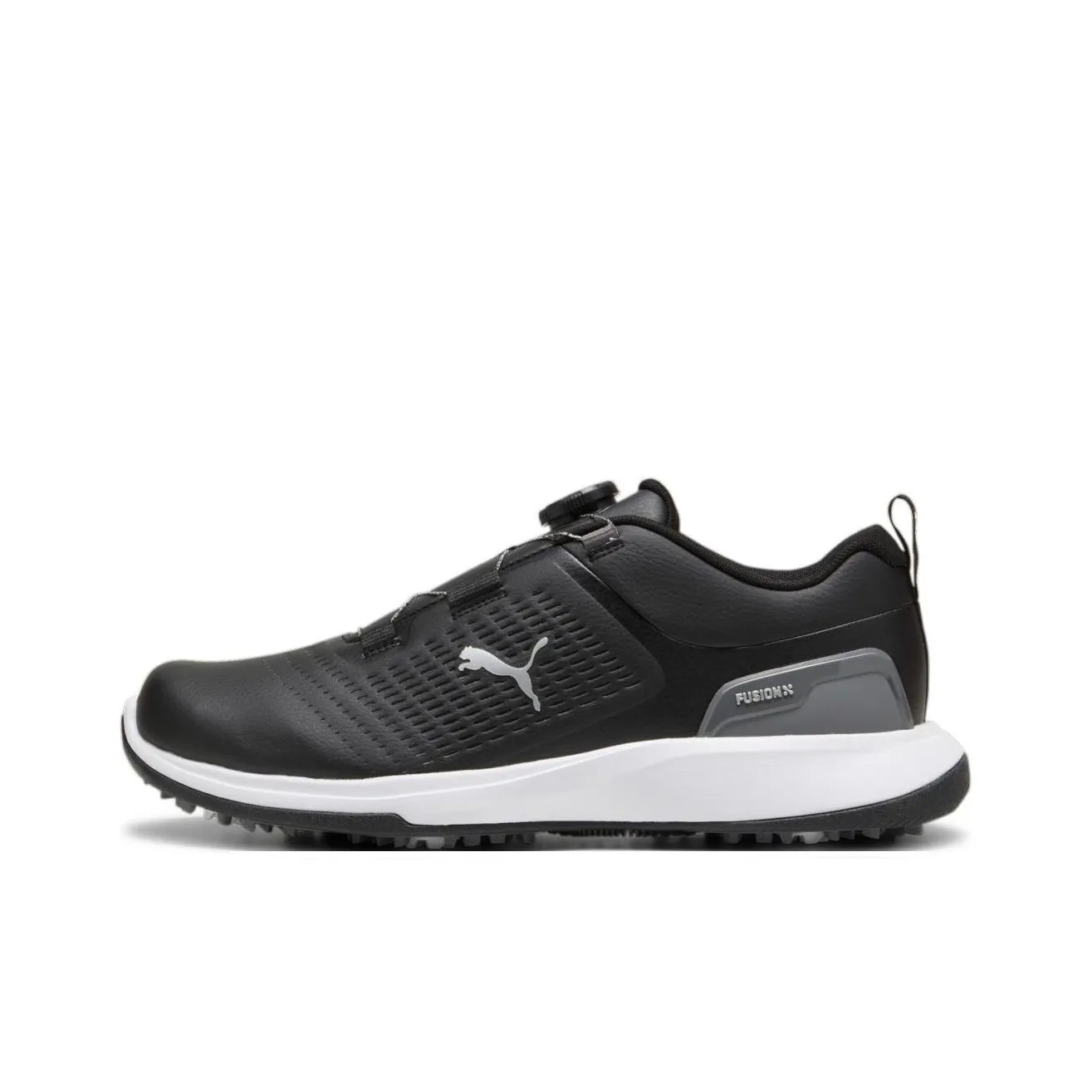 PUMA Grip Fusion Fle Low Top Golf Shoes Men's Black Gray