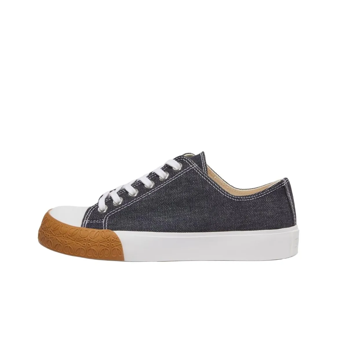 LOEWE Bloc Low-Top Skateboard Shoes Men's Blue