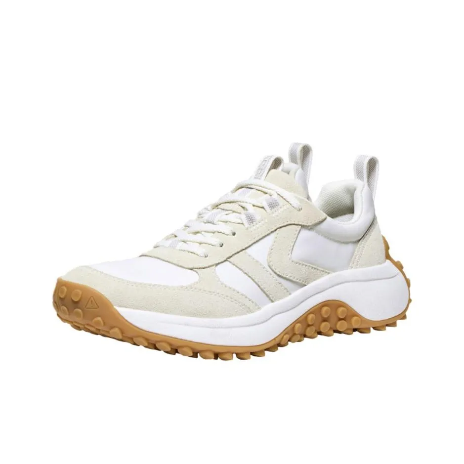 KEEN Anti Slip Wear Resistant Breathable Support Low Top Outdoor Shoes Women's Wheat Yellow White