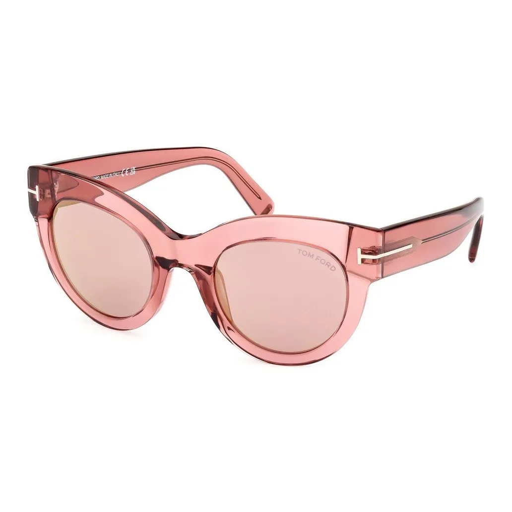 TOM FORD Oval Sunglasses Women's Pink