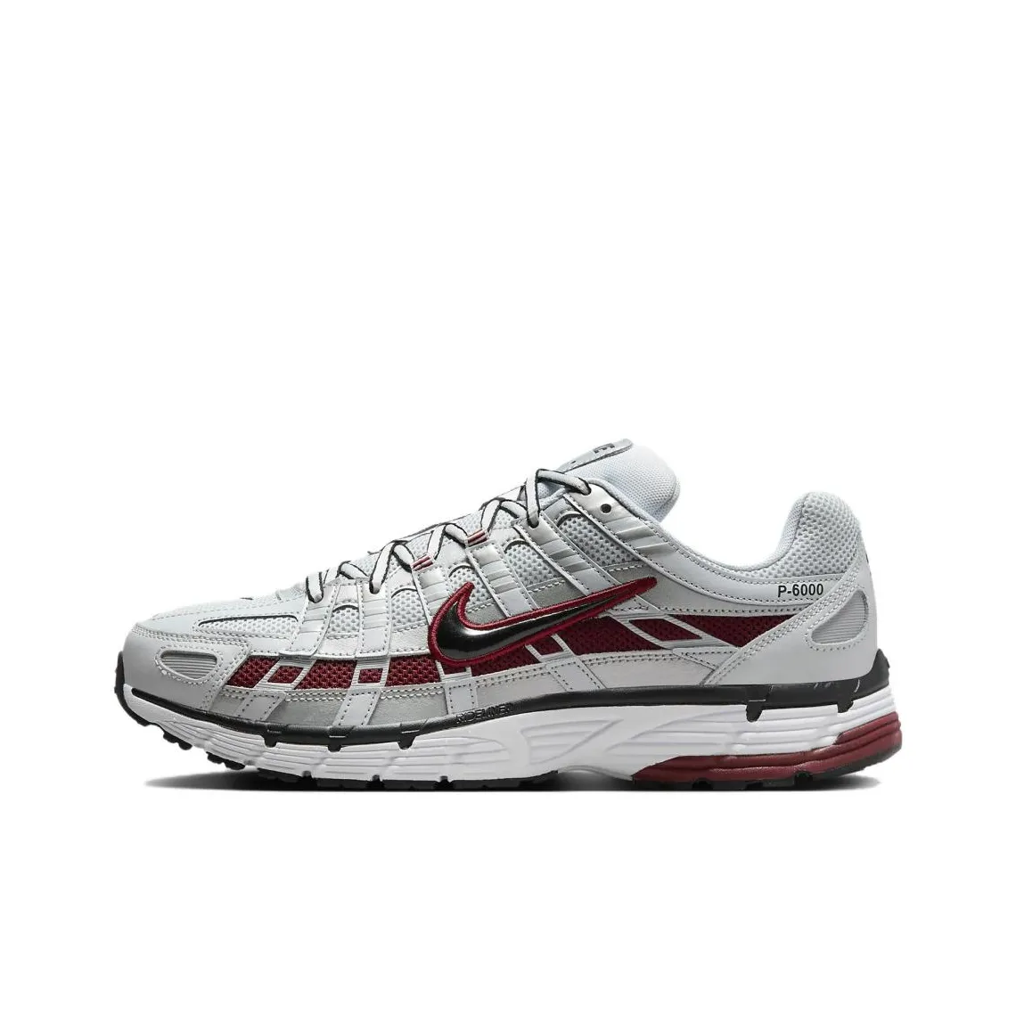 Nike P 6000 Slip-Resistant Abrasion-Resistant Low-Top Беговые кроссовки Мужские Светло-Серый