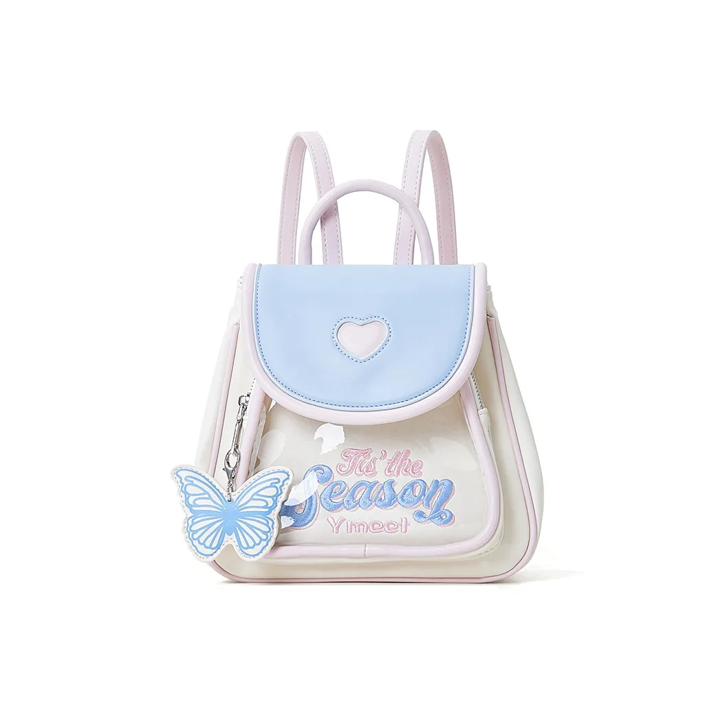 Sound For Life Synthetic Leather Backpack Trumpets Women's White/Silver
