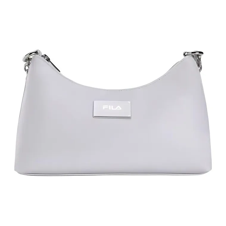 FILA Fabric Shoulder Bag Crossbody Bag Extra Small Women's Light Medium Gray