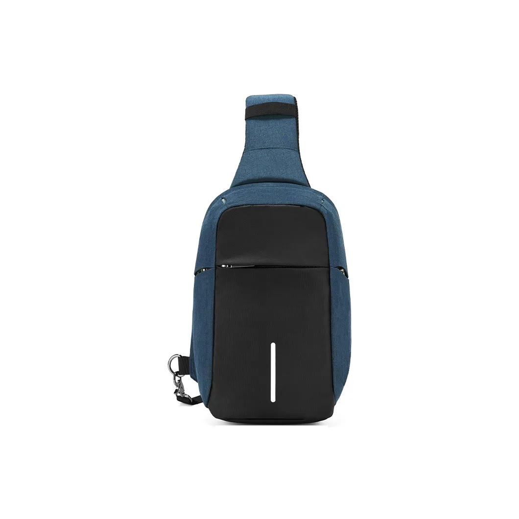 Yohji Kimura Oxford Sling Bag Сумка через плечо Обычная Мужская Темно-синий