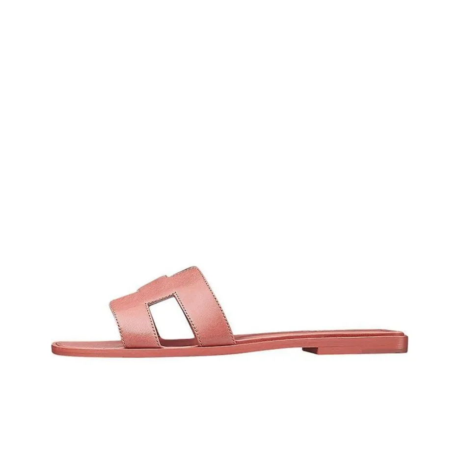 HERMES Oran Stylish Sandal Women's Blush Color