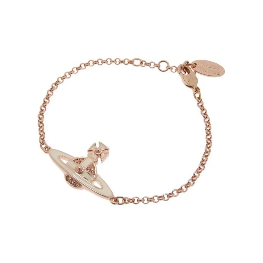 Vivienne Westwood Металл Браслеты Женские Бежевый Розовое Золото