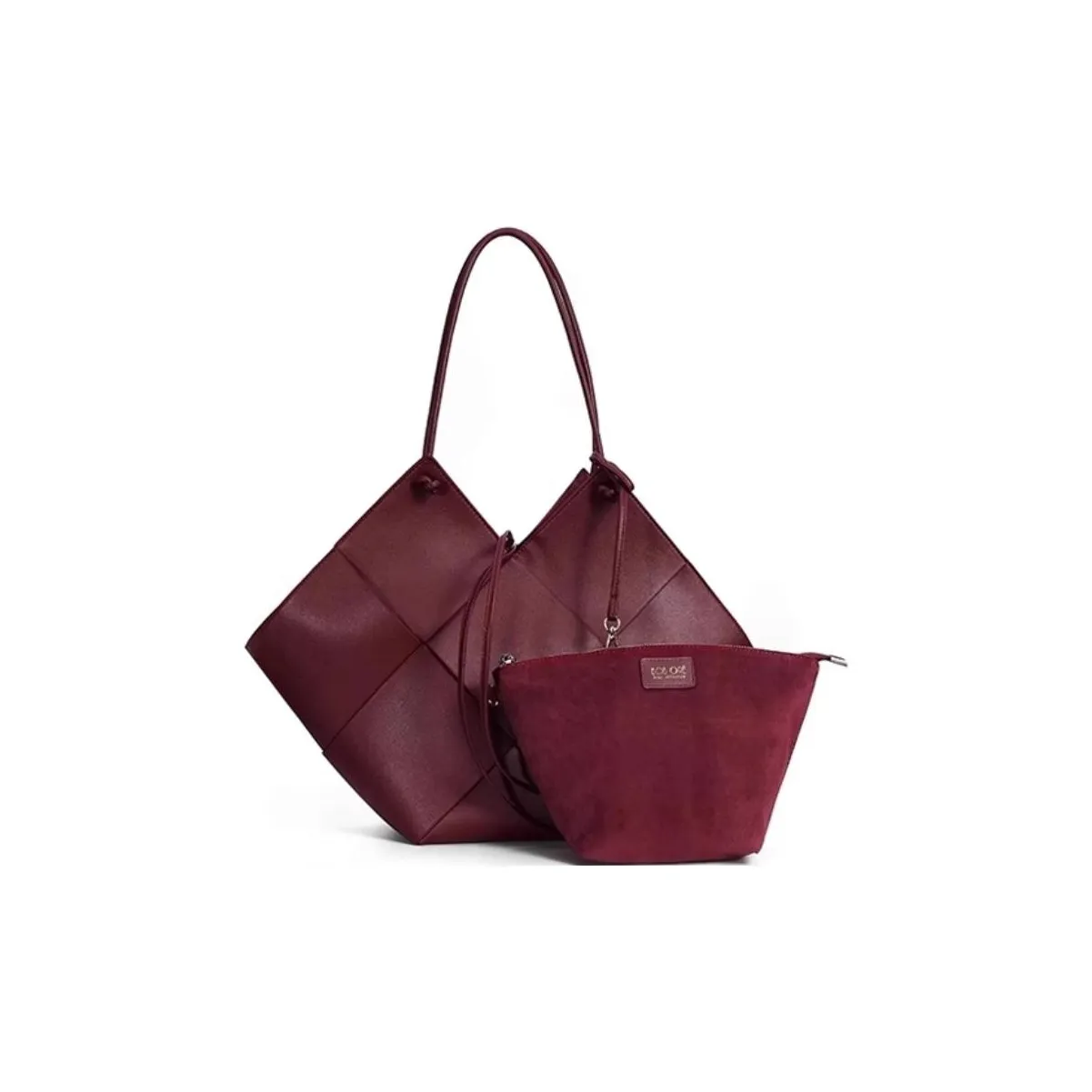 BOB ORE BLUE COLLECTION Коровья кожа Тоут Сумка Сумка для покупок Сумка на плечо Женская Бургунди